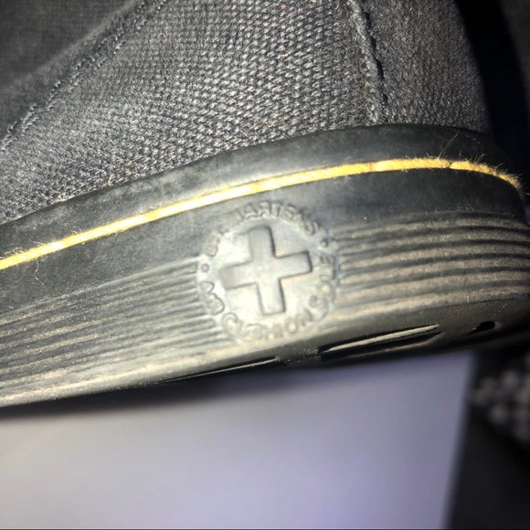 Dr martens charcoal canvas boots - Picture 5 of 6